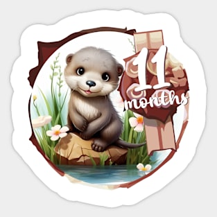 Baby - 11 months Sticker